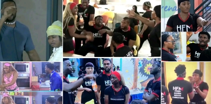 BBNaija S10 August 16 drama: Housemates clash from pre-party to post-party with table-shaking face-offs, insults, bread theft confessions