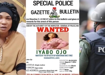 Police respond as viral Iyabo Ojo ‘Wanted’ poster offering reward circulates
