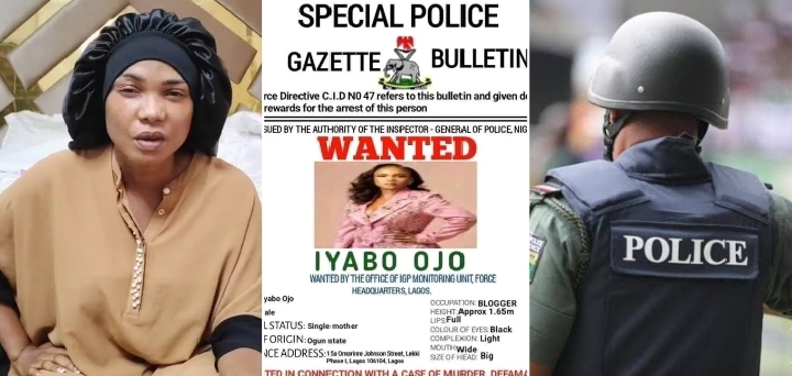 Police respond as viral Iyabo Ojo ‘Wanted’ poster offering reward circulates