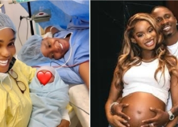 Iyabo Ojo’s heart swells with happiness at Priscilla and Juma Jux’s newborn arrival