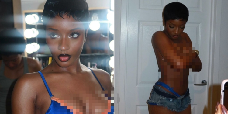 “Hands down pls” – fans quip as Ayra Starr goes topless in bold shoot