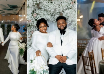 “The love of my entire life” – Chinko Ekun gushes, shares official wedding photos with wife