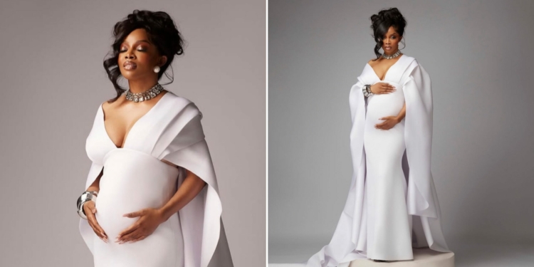 Toke Makinwa opens up on fearful pregnancy journey, shares fresh maternity shoot