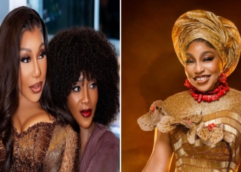 Rita Dominic and Genevieve Nnaji melt hearts with sweet photo, reflect on Nollywood beginnings