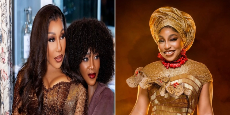 Rita Dominic and Genevieve Nnaji melt hearts with sweet photo, reflect on Nollywood beginnings