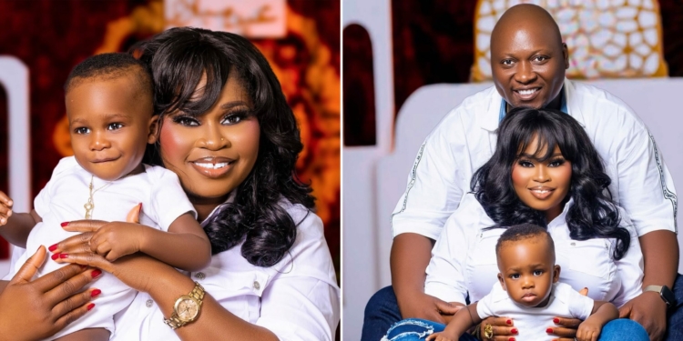 Tawa Ajisefini celebrates son Abdulqayyum on first birthday