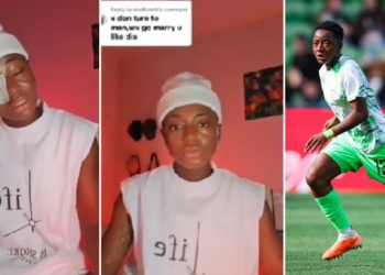 Super Falcons Star Deborah Abiodun responds to body-shaming comments, wipes tears with dollar bills