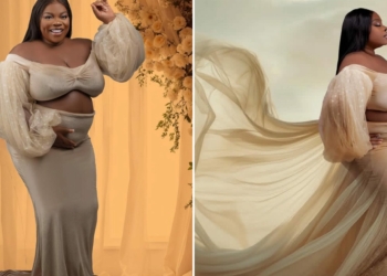 Georgina Ibeh announces birth of 1st child with ethereal maternity shoot