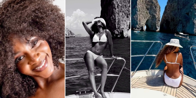 Genevieve Nnaji shuts down the internet with sizzling bikini yacht look [VIDEO]