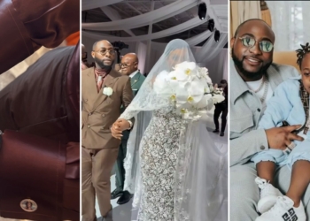Davido flaunts customized cufflinks in honour of late son Ifeanyi at $3.7M Miami wedding