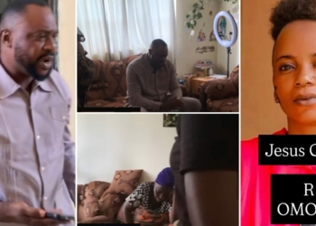 Odunlade Adekola pays condolence visit to Omotola Odunsi’s family