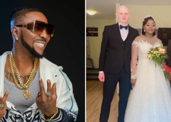Oritse Femi walks daughter down the aisle in Lithuania, warns Oyinbo son-in-law in viral video