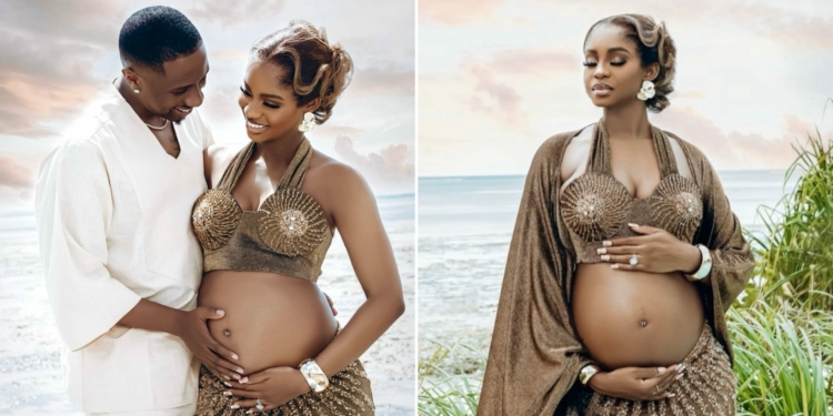 Priscilla Ojo wows in fresh maternity photoshoot