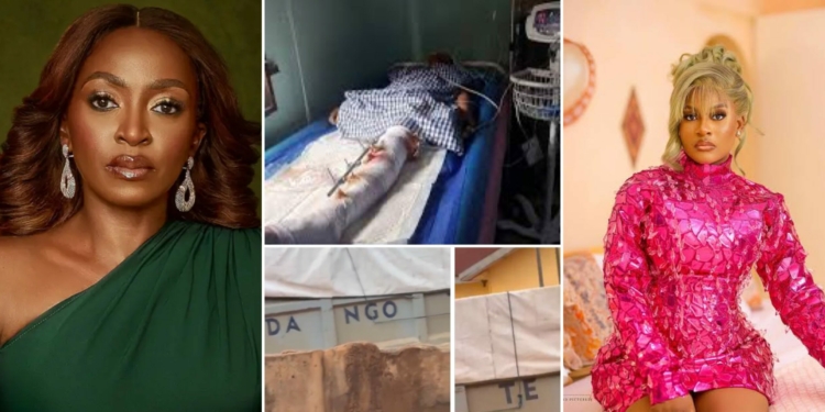 Kate Henshaw calls out Dangote group over accident that left Phyna’s sister amputated