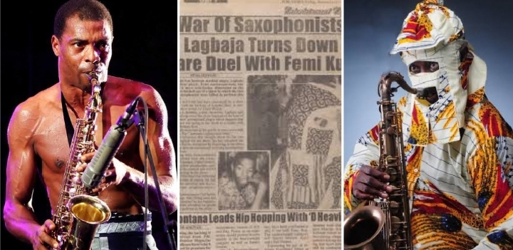 Lagbaja, Femi Kuti and the Saxophone war build-up that ended before it began