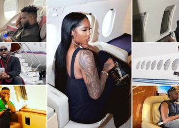 Naija celebs and their love for private jets they don’t own