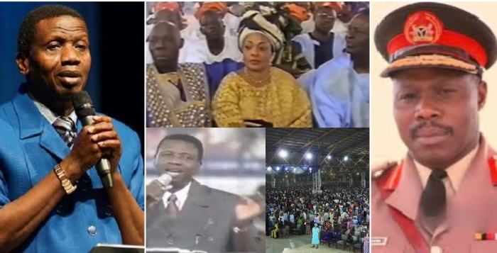 When Obasanjo visited Redemption Camp incognito — And the Crowd unknowingly bowed twice