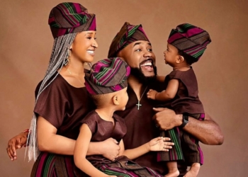 From tears to testimony: Banky W & Adesua Etomi celebrate son’s first birthday