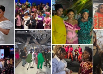Toke Makinwa dedicates daughter Yaya: A star-studded thanksgiving of faith, fashion & surprise gifts