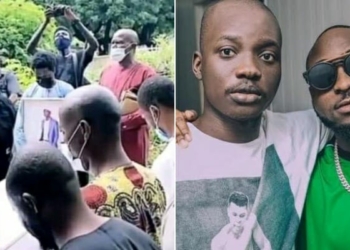 He Does This Everytime – Reactions Trail As Davido Missing At Photographer’s Burial