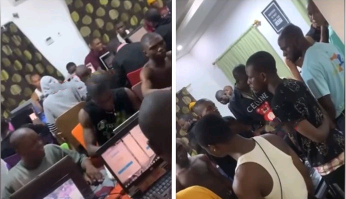 Viral video of Yahoo apprentices reciting pledge at Yahoo Academy in Ghana stirs reactions