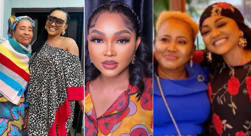 Mercy Aigbe’s sister reportedly burns down mum’s house over witchcraft, favouritism accusation