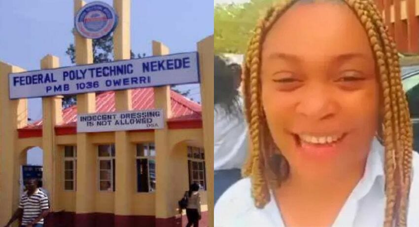 Polynek student who used private part to graduate makes public offer over alleged N500k bounty