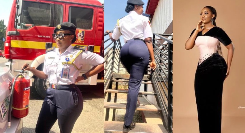 You’re putting me in trouble – Endowed female Firefighter begs admirers to stop calling emergency room