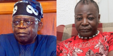 President Asiwaju Bola Ahmed Tinubu and Charly Boy