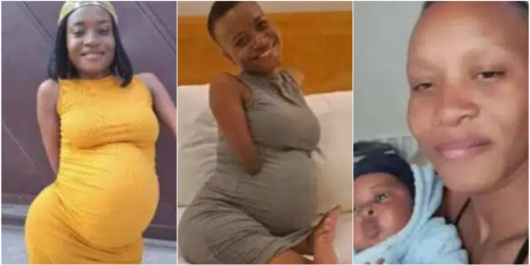 Netizens celebrate as physically challenged woman welcomes adorable baby