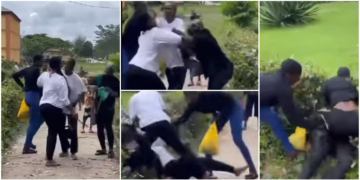 UNICROSS Female students clash over a man