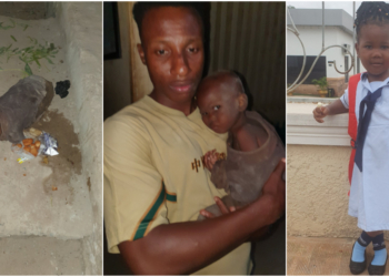 Nigerian man rescues abandoned baby, provides heartwarming Update
