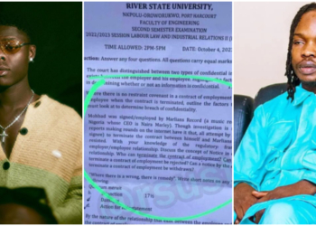 Mohbad-Naira Marley contract dispute featured in River State University exam
