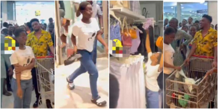 Video of young girl given 1 minute shopping spree goes vial