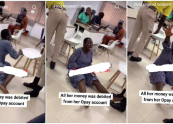 Nigerian woman break down in tears as all her money vanishes from her OPay account