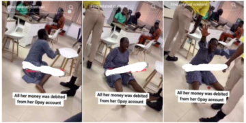 Nigerian woman break down in tears as all her money vanishes from her OPay account