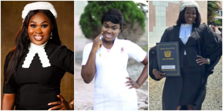 Lady stuns many by becoming a lawyer after years in nursing