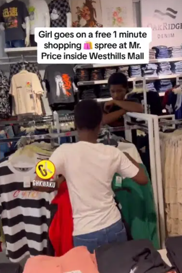 Video of young girl given 1 minute shopping spree goes vial