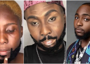 Nigerian makeup artist celebrates Davido's Grammy nomination with impressive recreation of his looks