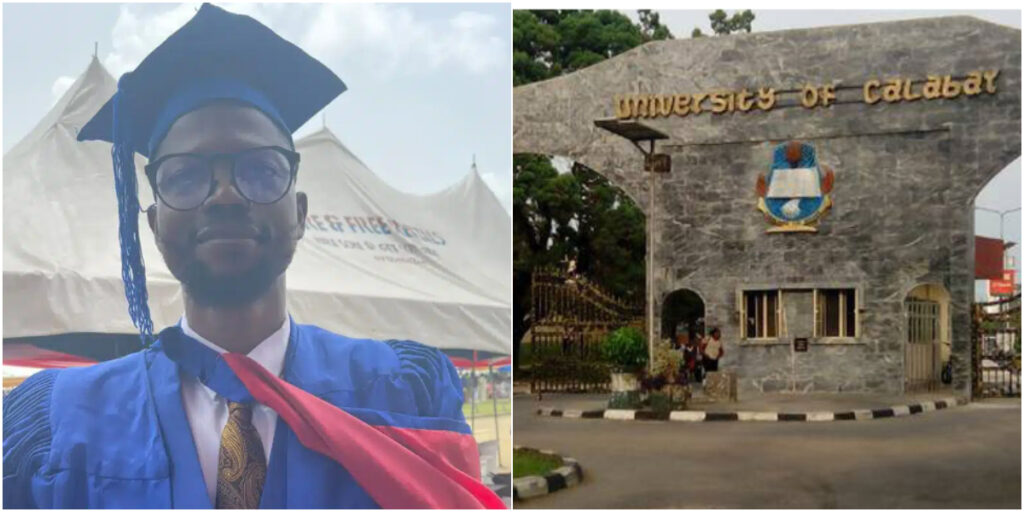 UNICAL honours Roland Osaji Takon with N1M for his outstanding academic achievement