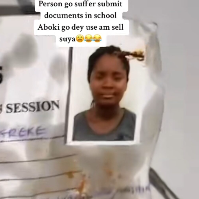 Outcry on social media as Aboki sells suya using UNILAG student's passport and documents