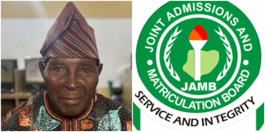 Social media buzzes as 94-year-old man enrolls for UTME