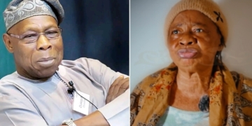 Elderly woman accuses Obasanjo of child neglect