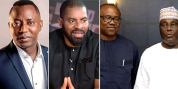 Deji Adeyanju, Sowore, Obi and Atiku