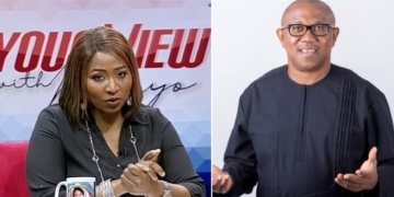 Morayo Brown and Peter Obi