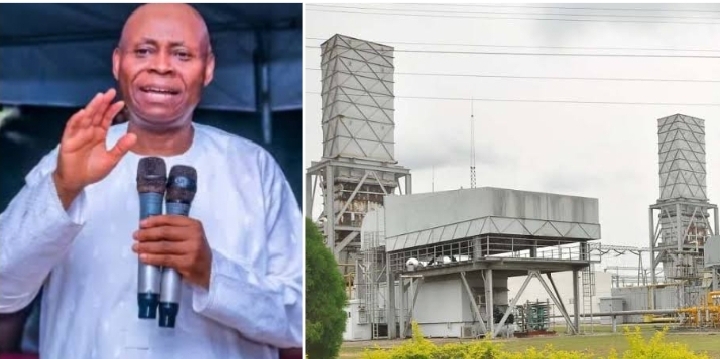 Davido's dad Deji Adeleke, power plant illustration