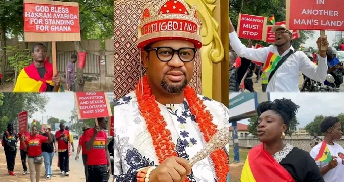Igbo King controversy: Ghanaians protest
