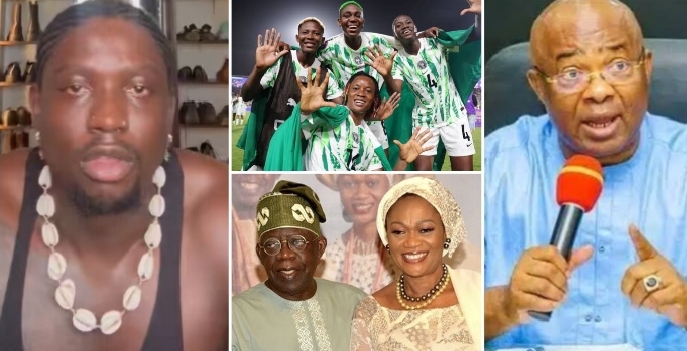 Super Falcons: Verydarkman, Governor Uzodinma, Bola and Remi Tinubu