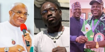 Uzodinma, Verydarkman, Gov Fintiri and Super Falcons coach