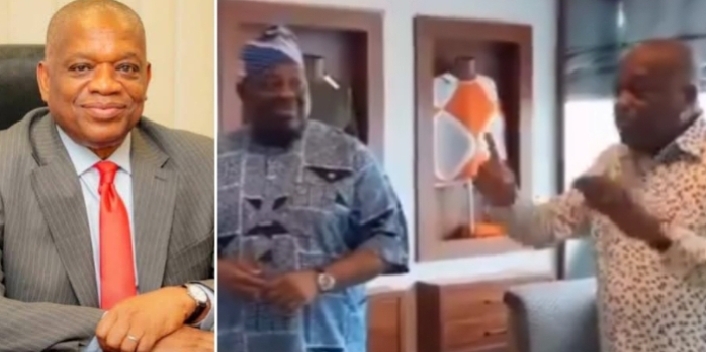 Orji Uzor Kalu and Dele Momodu